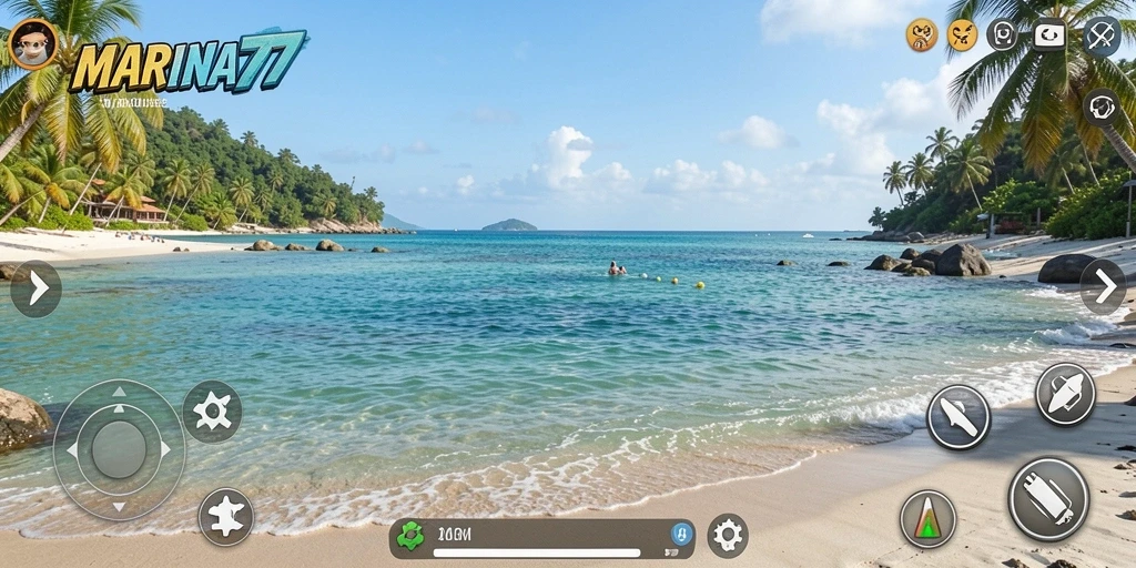 Gambaran gameplay MARINA77 yang seru dan santai.