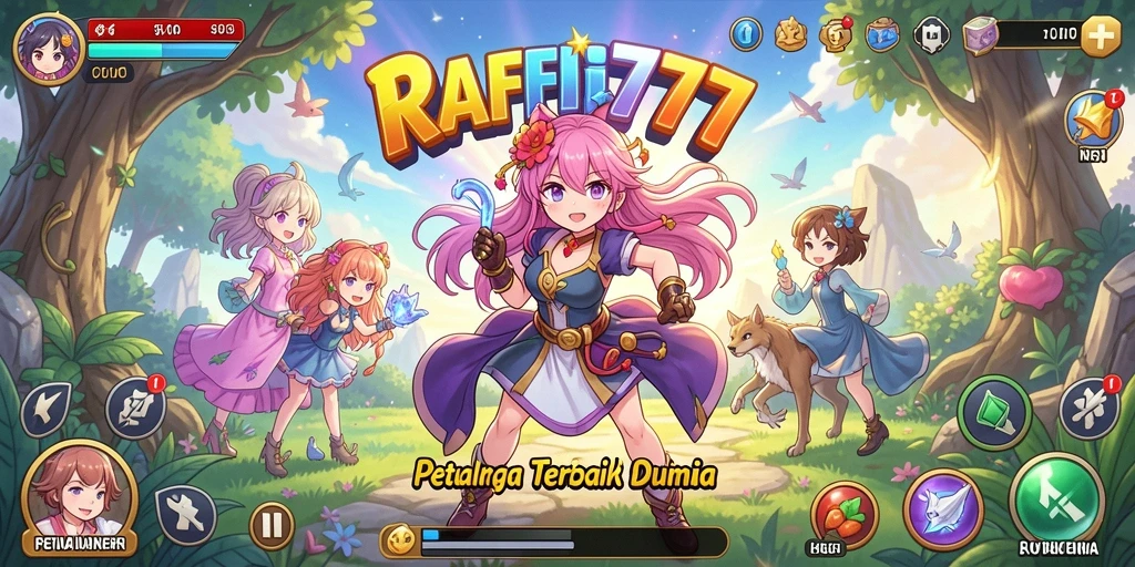 Tampilan menakjubkan dari gameplay RAFFI777 yang penuh aksi.