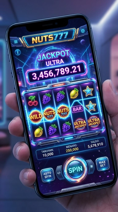 Tampilan antarmuka aplikasi nuts777 yang mudah digunakan.